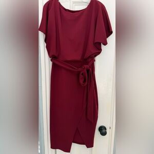 Chic Burgundy Dress by Kensie - Worn Only Once